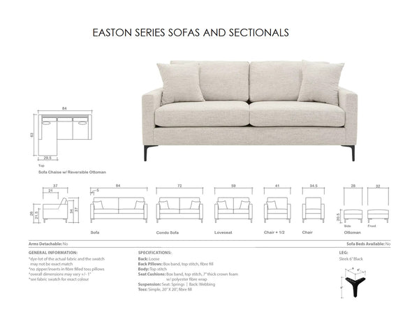 Easton Sofa and Sectional Series