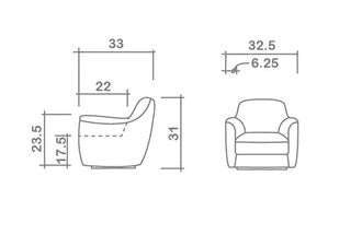 Dane Swivel Chair