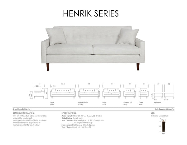 Henrik Sofa Series