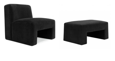 Hugo Chair and Ottoman