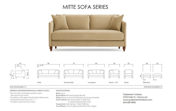 Mitte Sofa Series