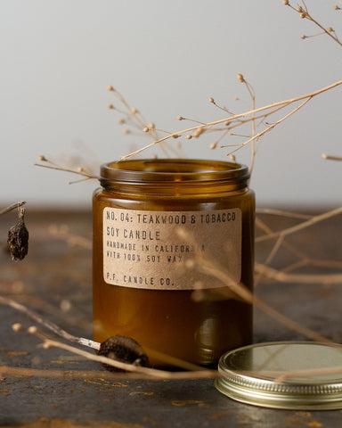 Teakwood and Tobacco Candle - Parliament Interiors