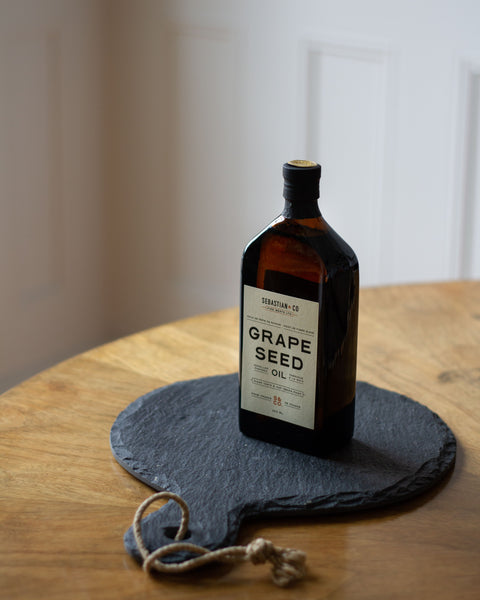 Handcrafted, Expeller-Pressed Grapeseed Oil